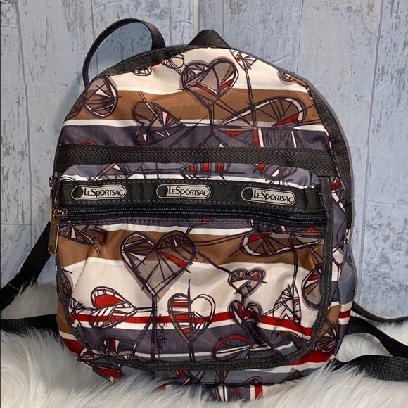 Lesportsac Handbags - Lesportsac abstract print backpack excellent condi